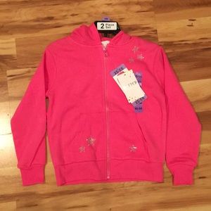 2 PCs girls hoodie and shorts set 5/6